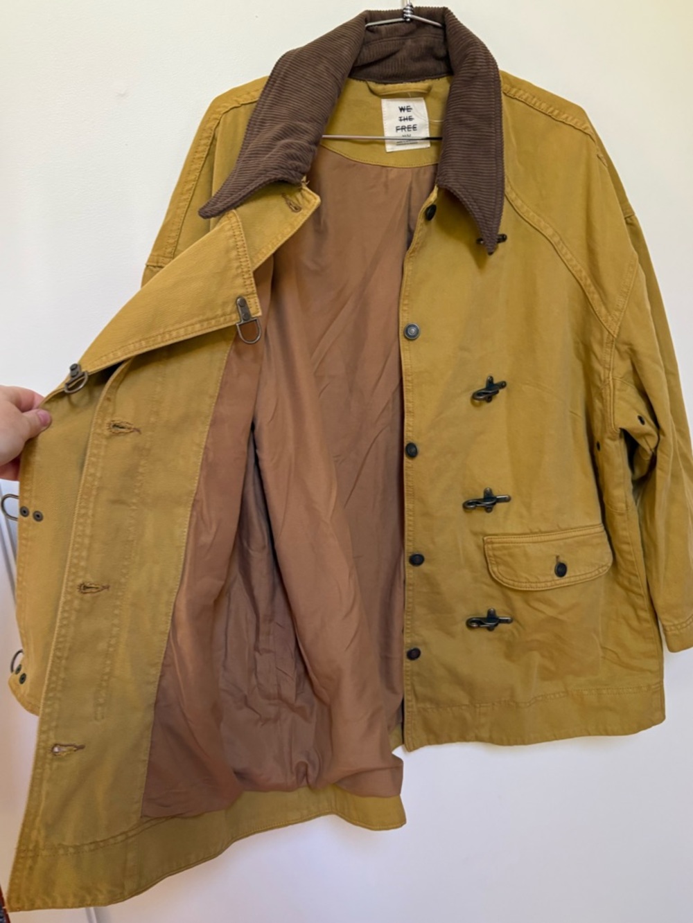 NWOT Free People We The Free Denim Barn Coat Size Medium - Picture 11 of 15